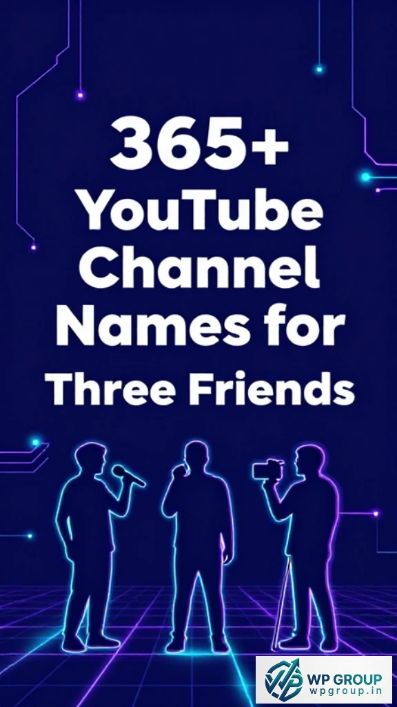 YouTube Channel Names for Three Friends