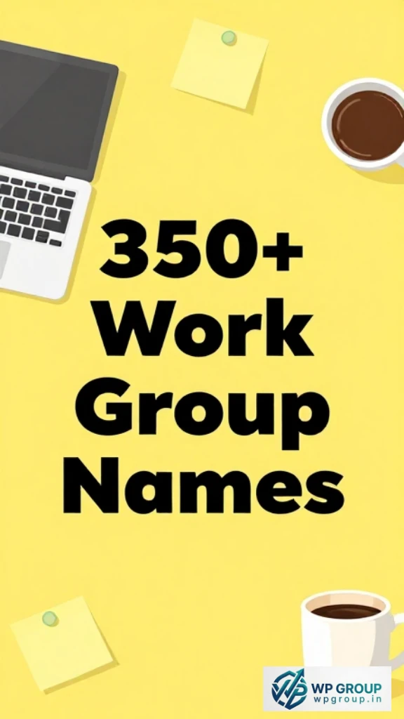 Work Group Names For WhatsApp