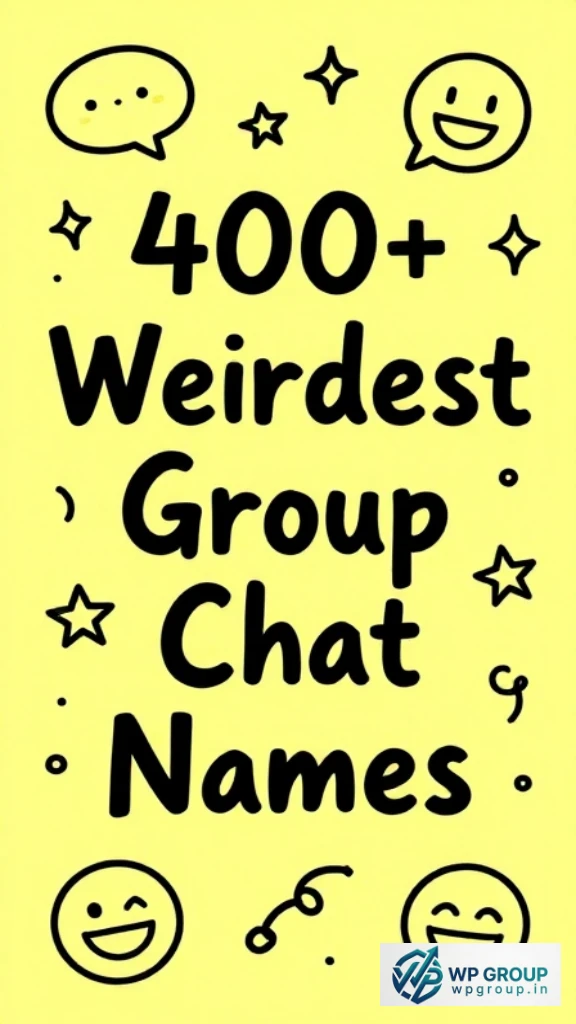 Weirdest Group Chat Names For WhatsApp